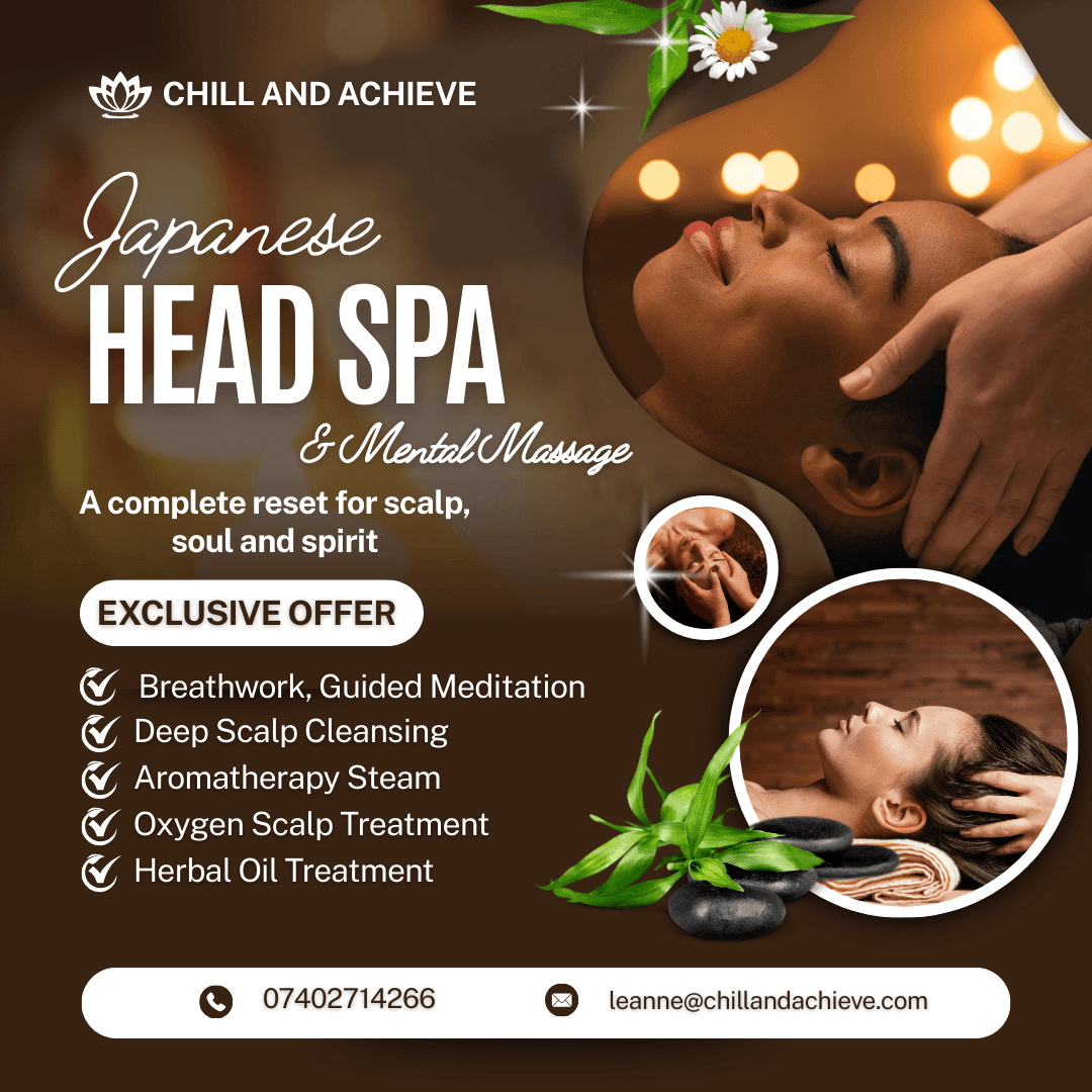 Japanese Head Spa & “Mental Massage” Experience